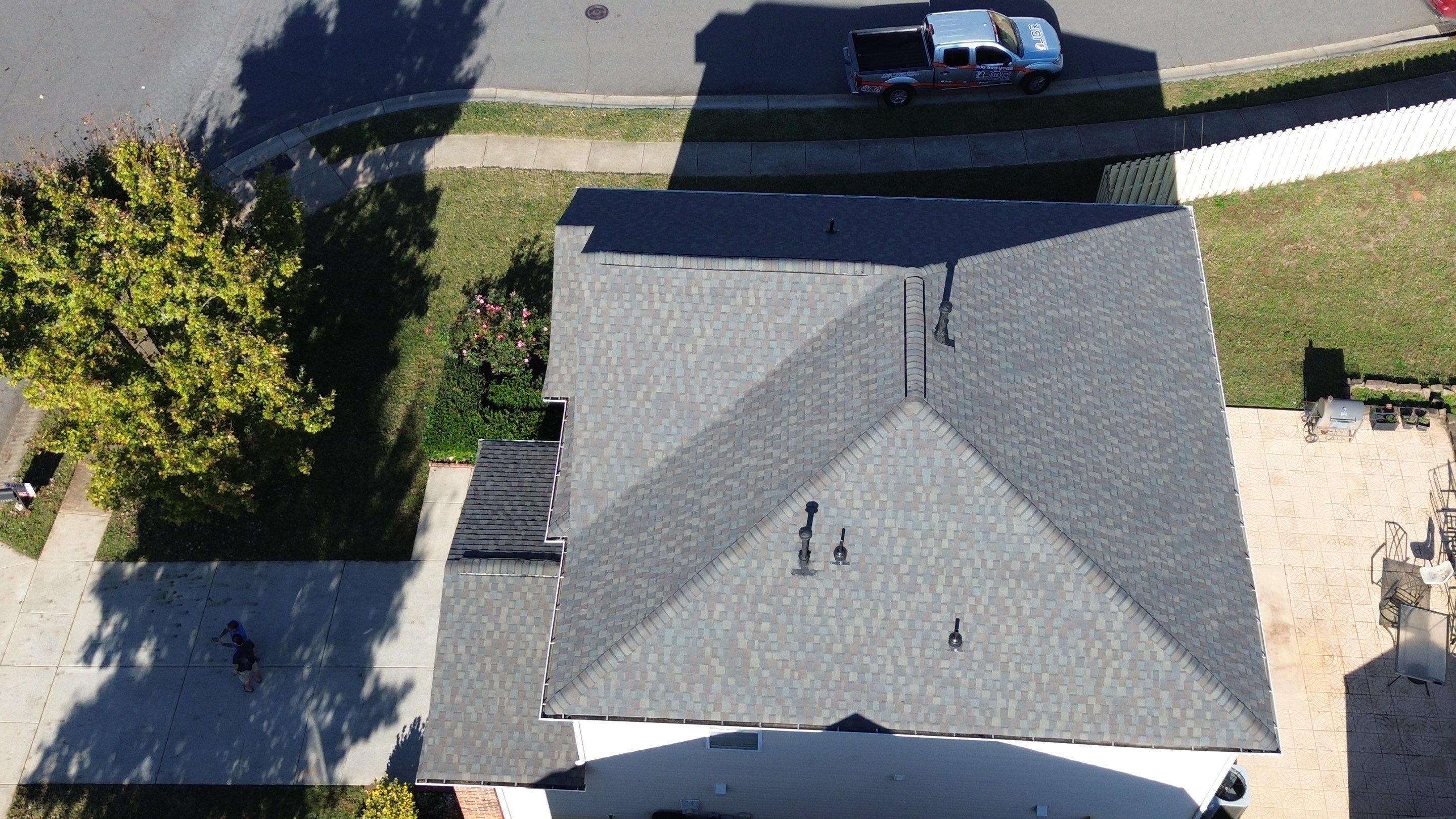Roof replacement, interior and gutters repair by hail and wind damage by Just Brilliant Restoration JBR