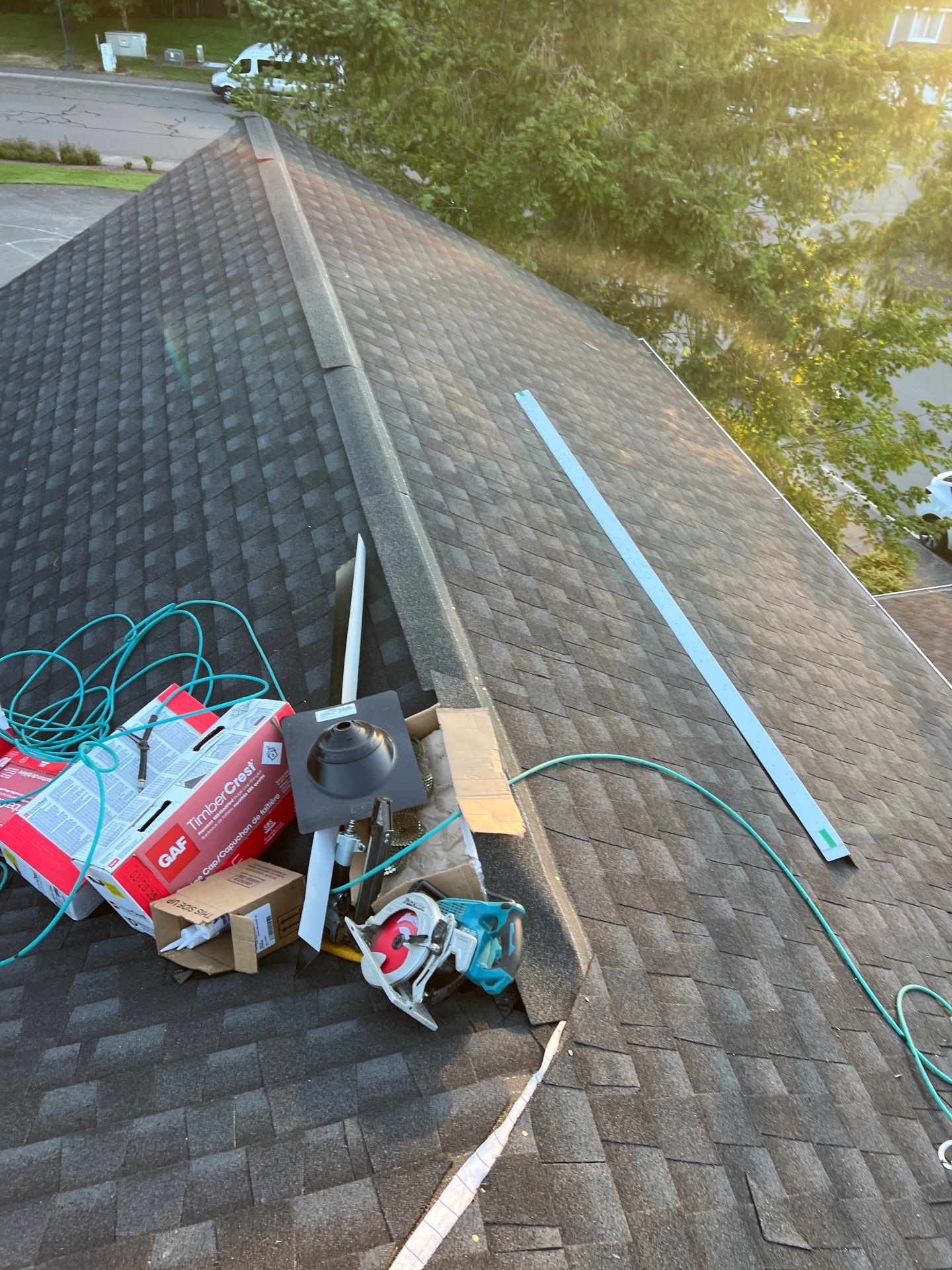 Residential Roofing Installation using GAF UHDZ Shingles by Roofing Formula LLC