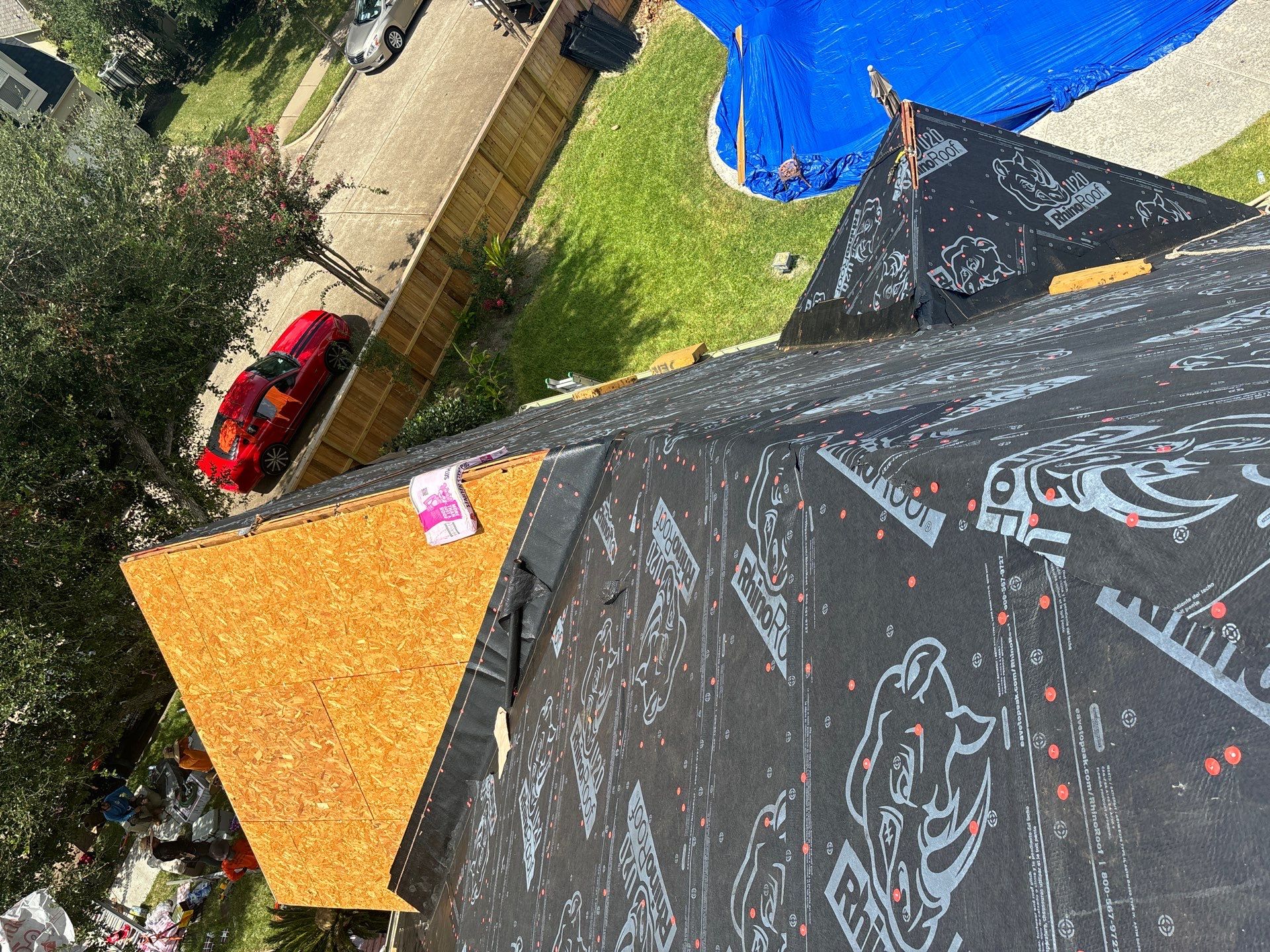 Residential Roofing Installation using Owen's Corning Duration (Lifetime) Shingles by Roof Repair Company