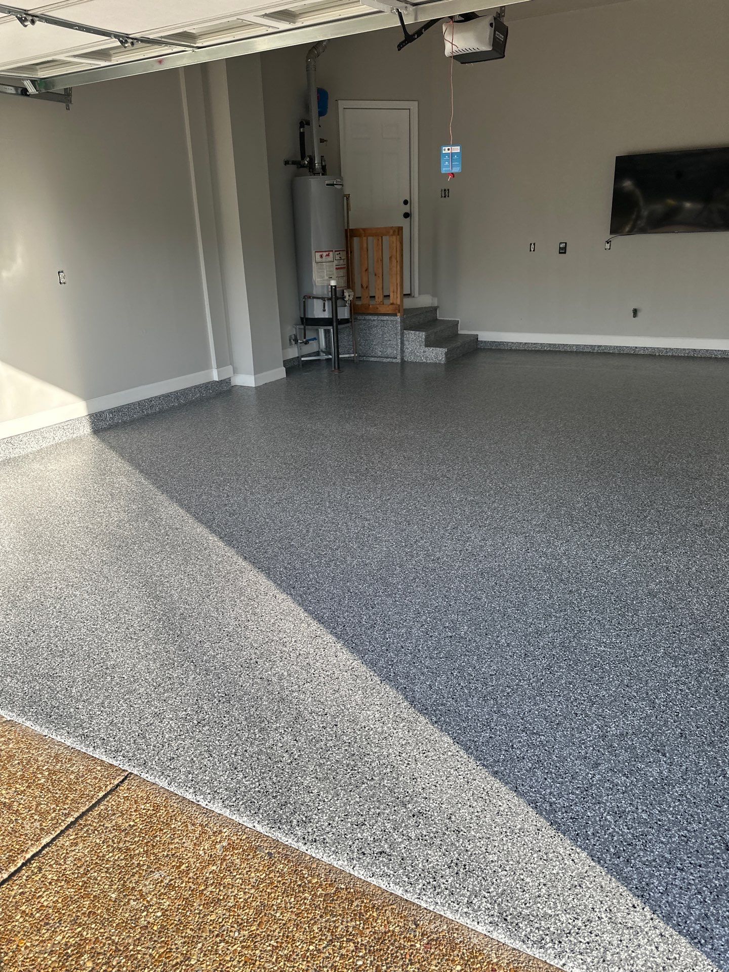 Garage Floor Coating using Wombat by My Garage Floor Guys