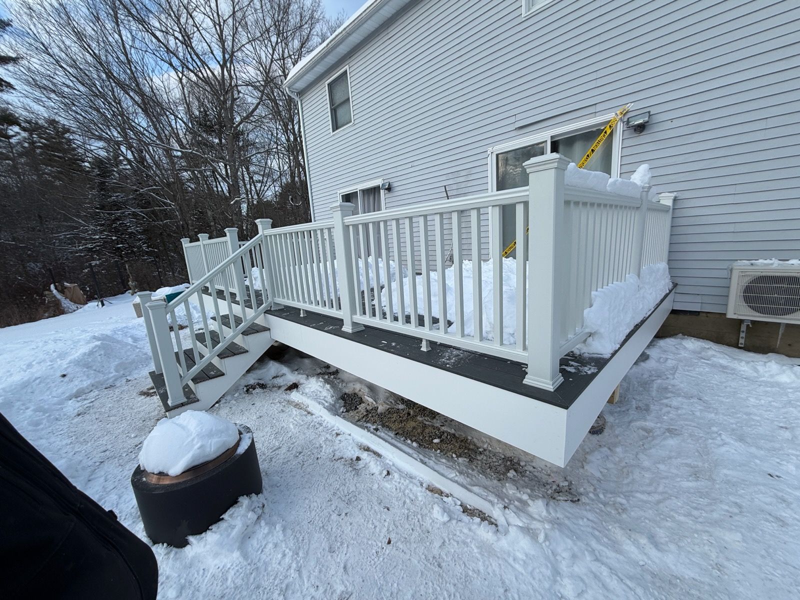 Deck Rebuild & Siding Work in Gorham by CML Roofing and General Contracting