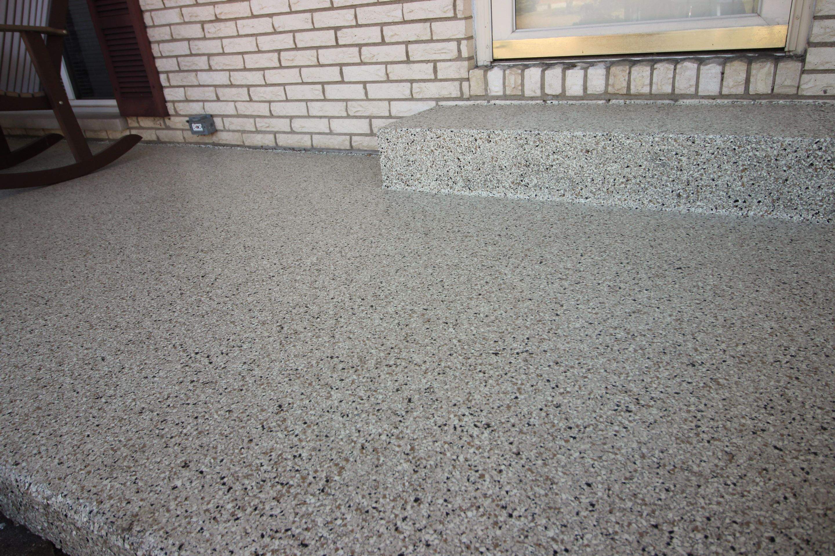 Patio Installation using Driftwood by Your1DayFloor.com