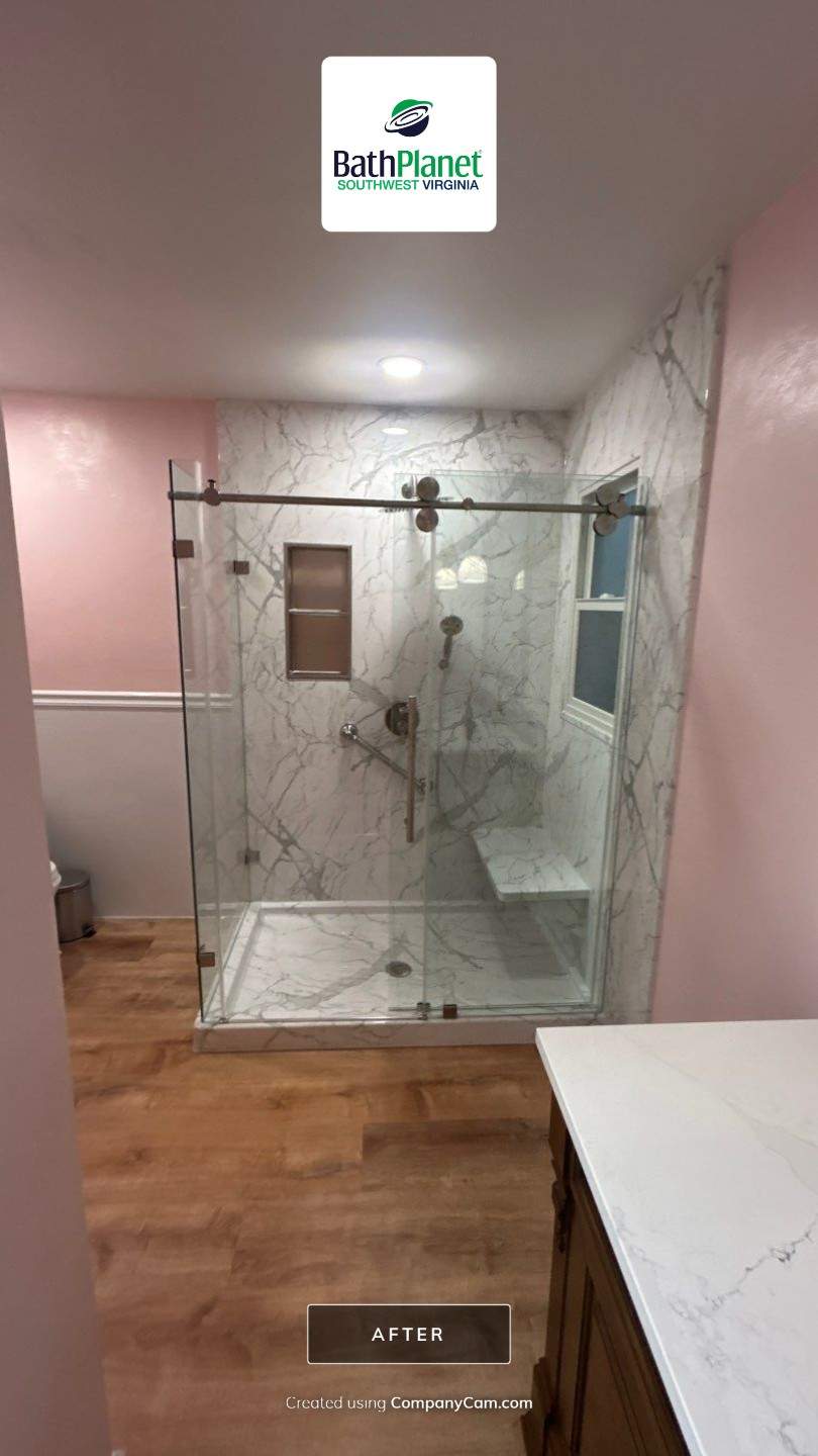 Whirlpool to Walk-in Shower by BathPlanet SW Virginia