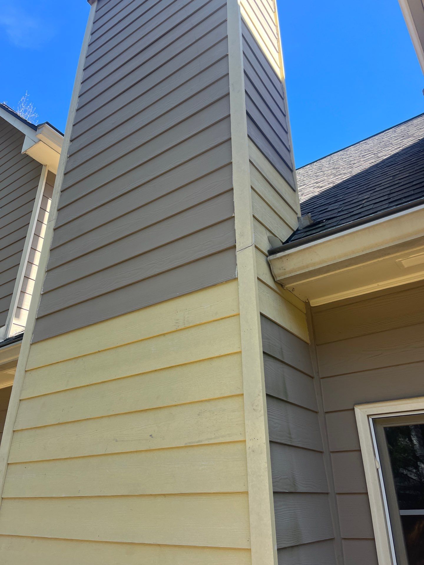 Exterior Painting, Rotted Wood Replacement, & Therma-Tru Door Installation by Nelson Exteriors 