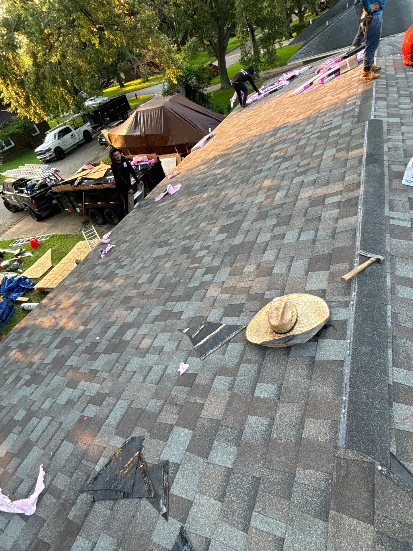 Residential Roofing Repair using Owen's Corning Duration (Lifetime) Shingles by Roof Repair Company