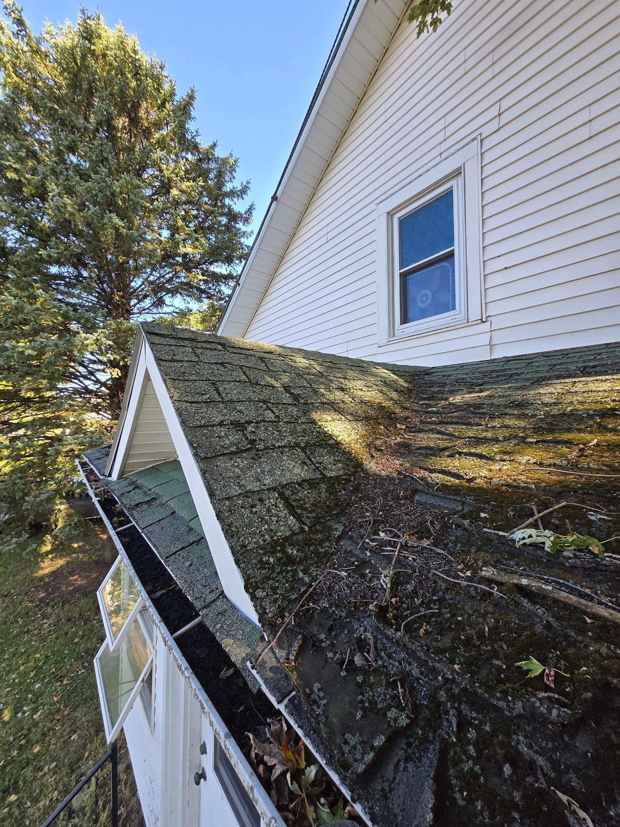 Entryway Roof Restoration & Shingle Upgrade by Level Up Roofing and Restoration Services LLC