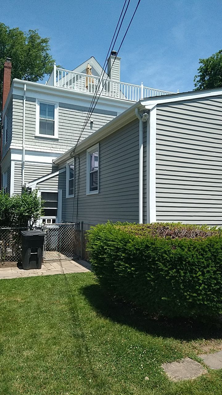 Newport, RI Gutter Installation using 4x5 FiberGlass Gutter by Gutter Pro Enterprises