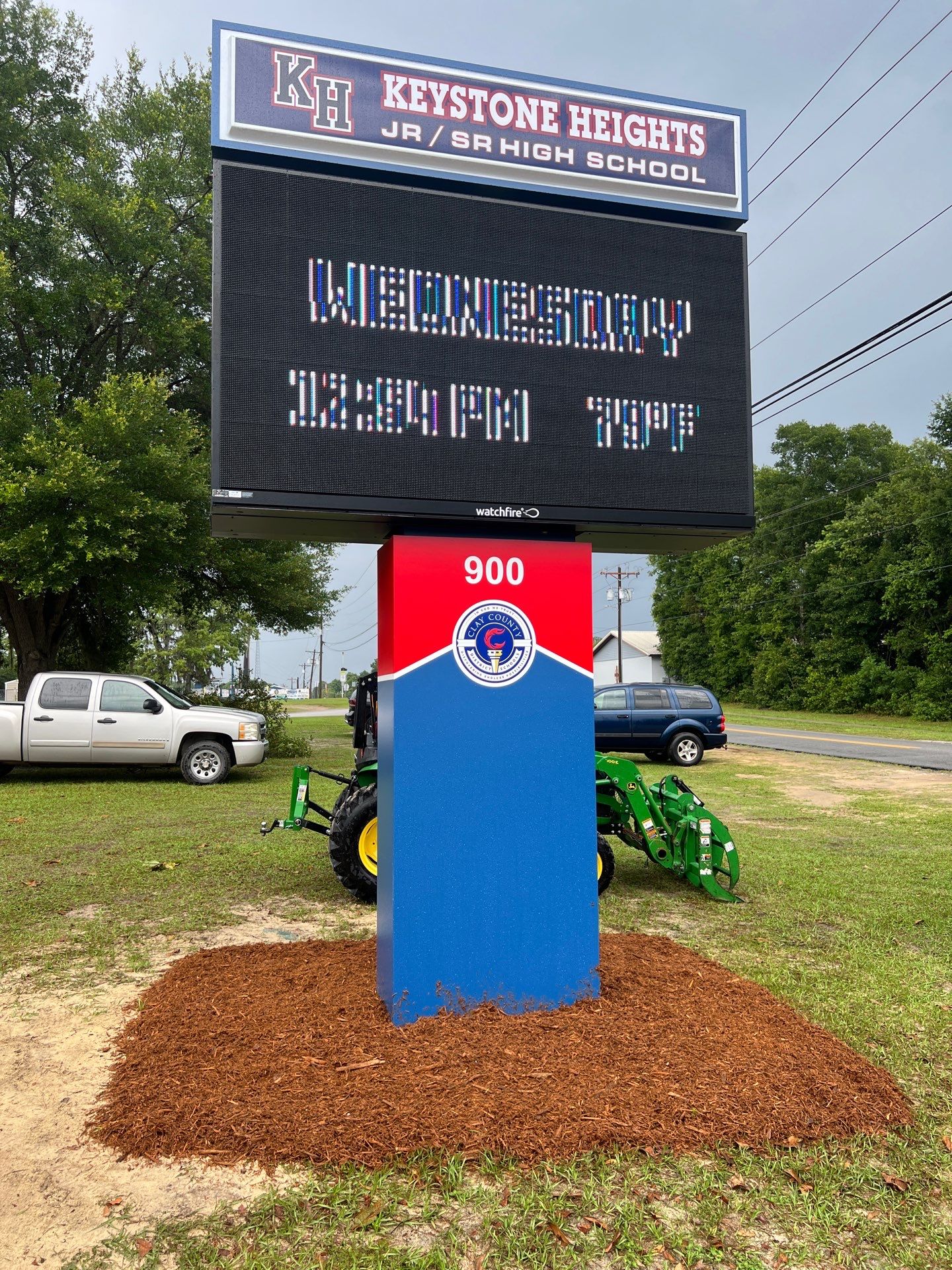 Landscape Install | Keystone Heights HS by ProGreen Services