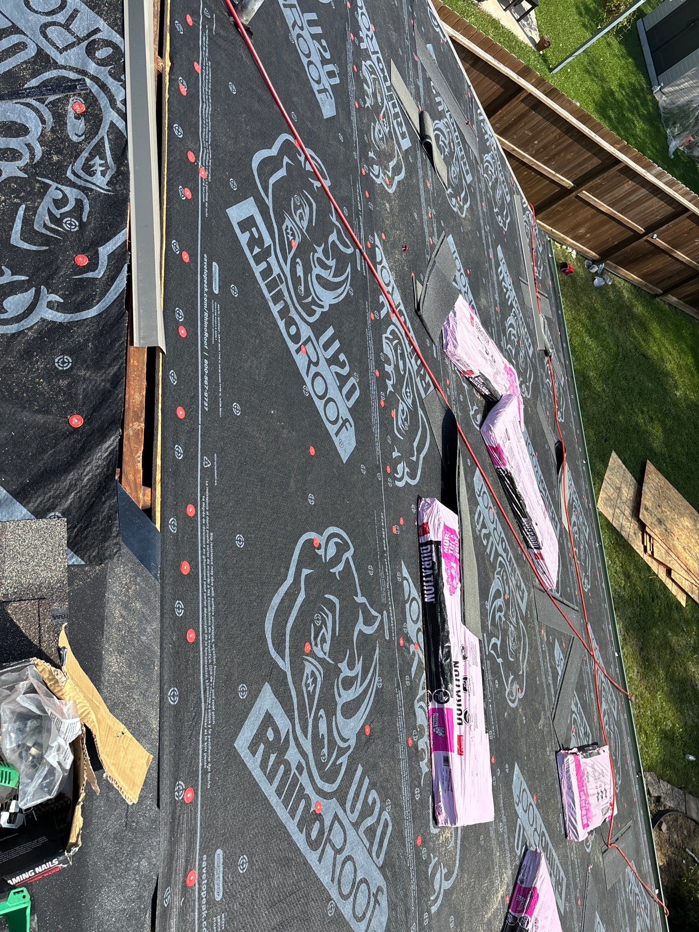 Residential Roofing Installation using Owen's Corning Duration (Lifetime) Shingles by Roof Repair Company