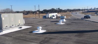 Commercial Silcone Roof Repair using Silcone Coating