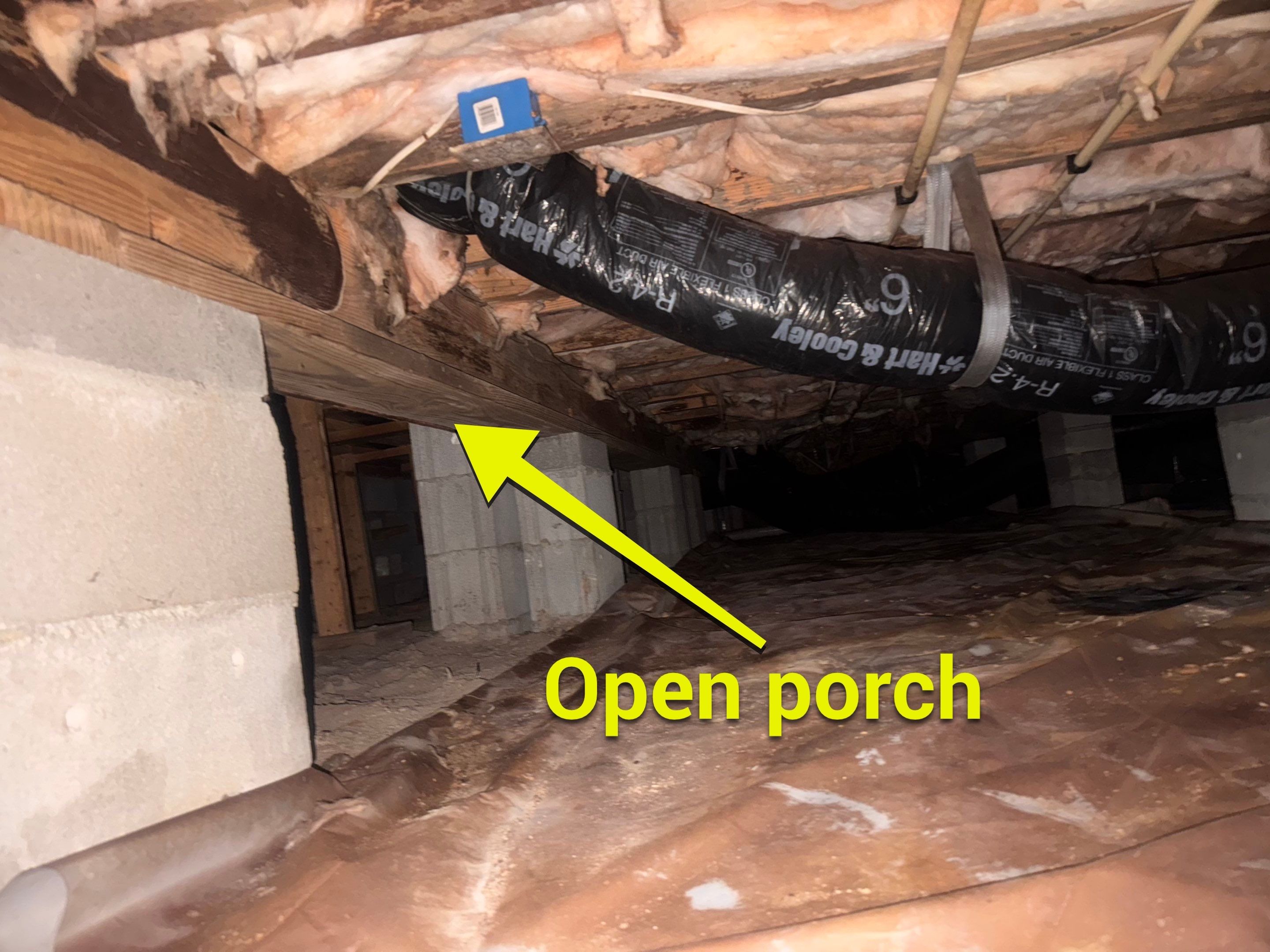 Moisture Barrier, Mold Clean, Structural Repair, Dehumidifier, R19 Insulation. by Impact Crawlspace