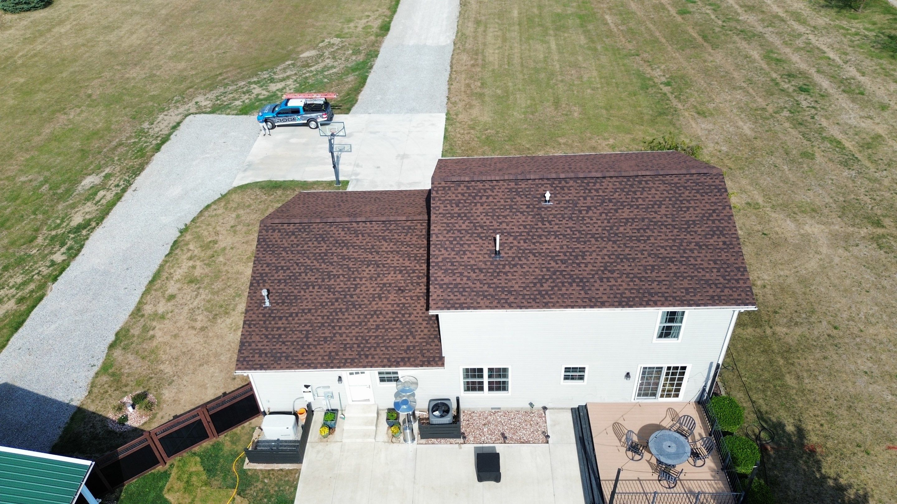 Residential Roofing Installation using Timberline HDZ Shingles - Hickory by RoofX 