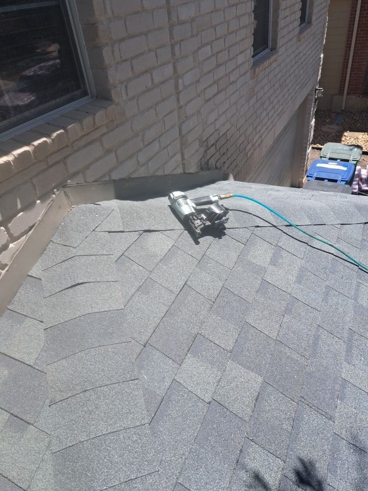 Reroof w/ window repairs by Heaven Sent Roofing, LLC 