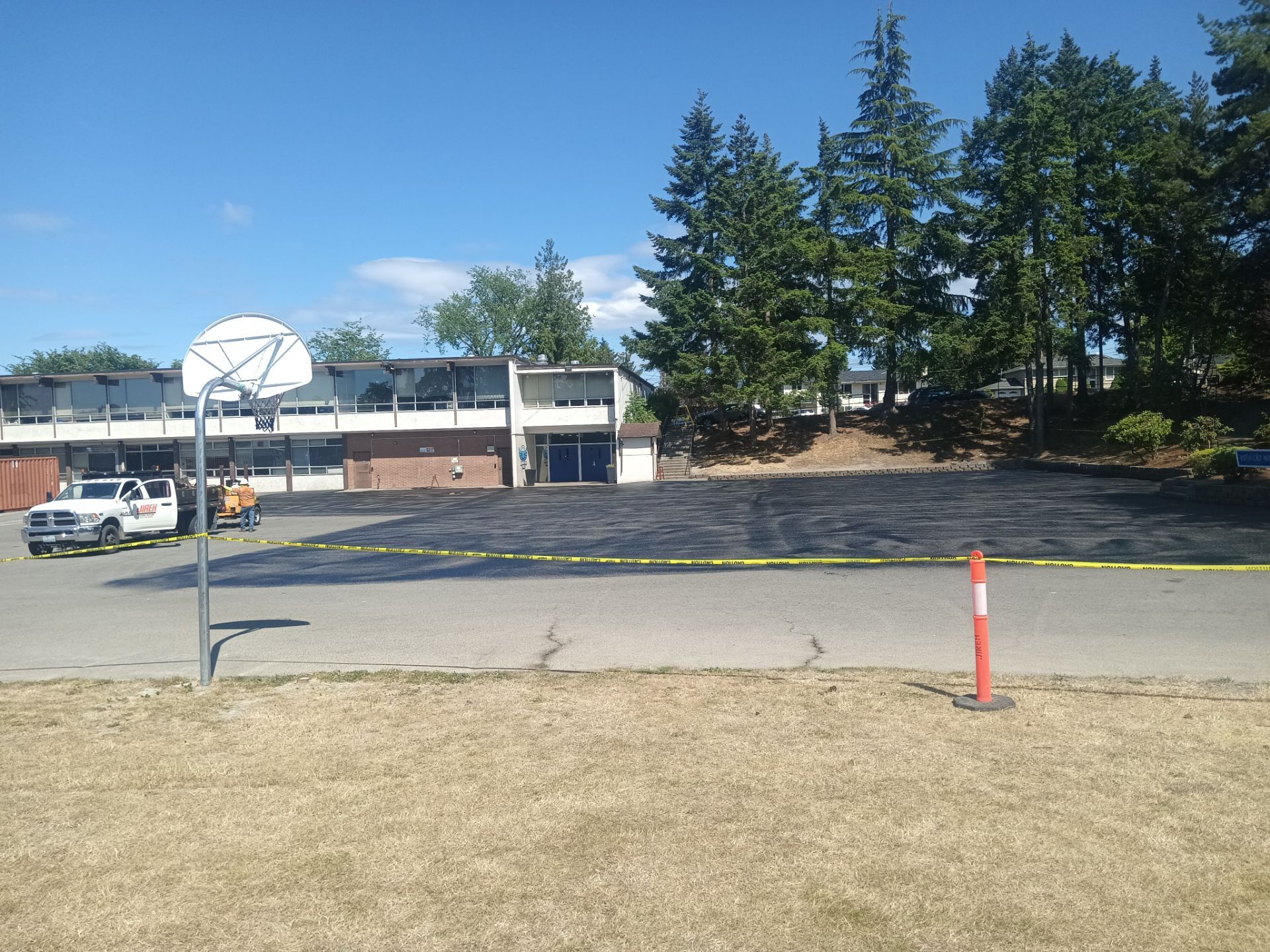 Sealcoat Parking Lot Renovation by Jireh Asphalt & Concrete Inc 