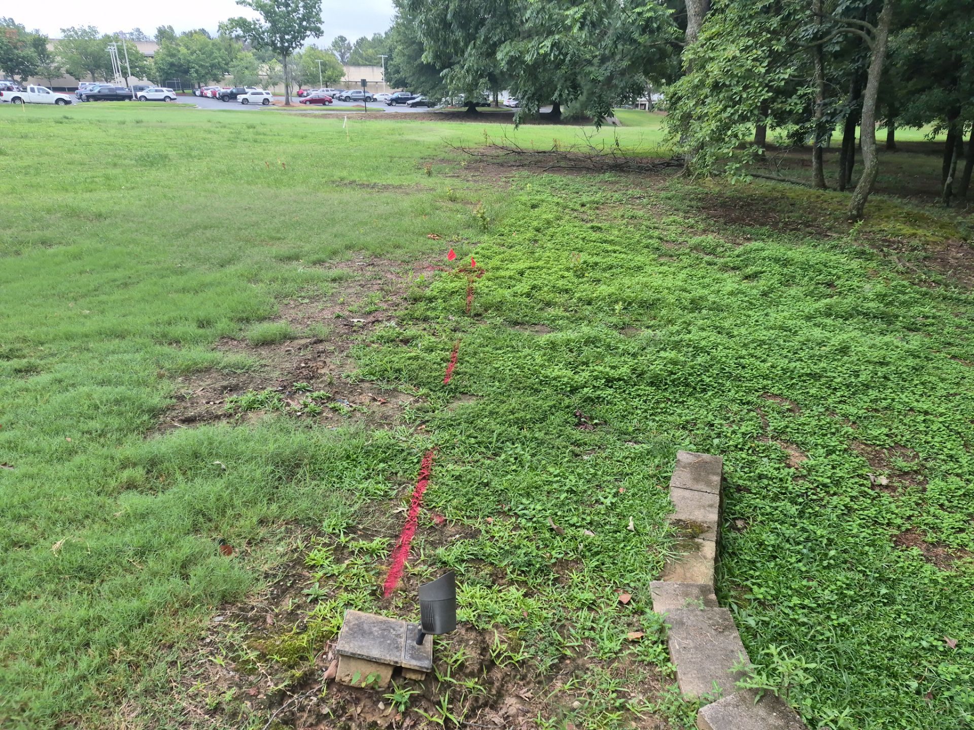 Private Utility Locating and Marking for Collierville Commercial Campus by Alsip Locating Service, LLC