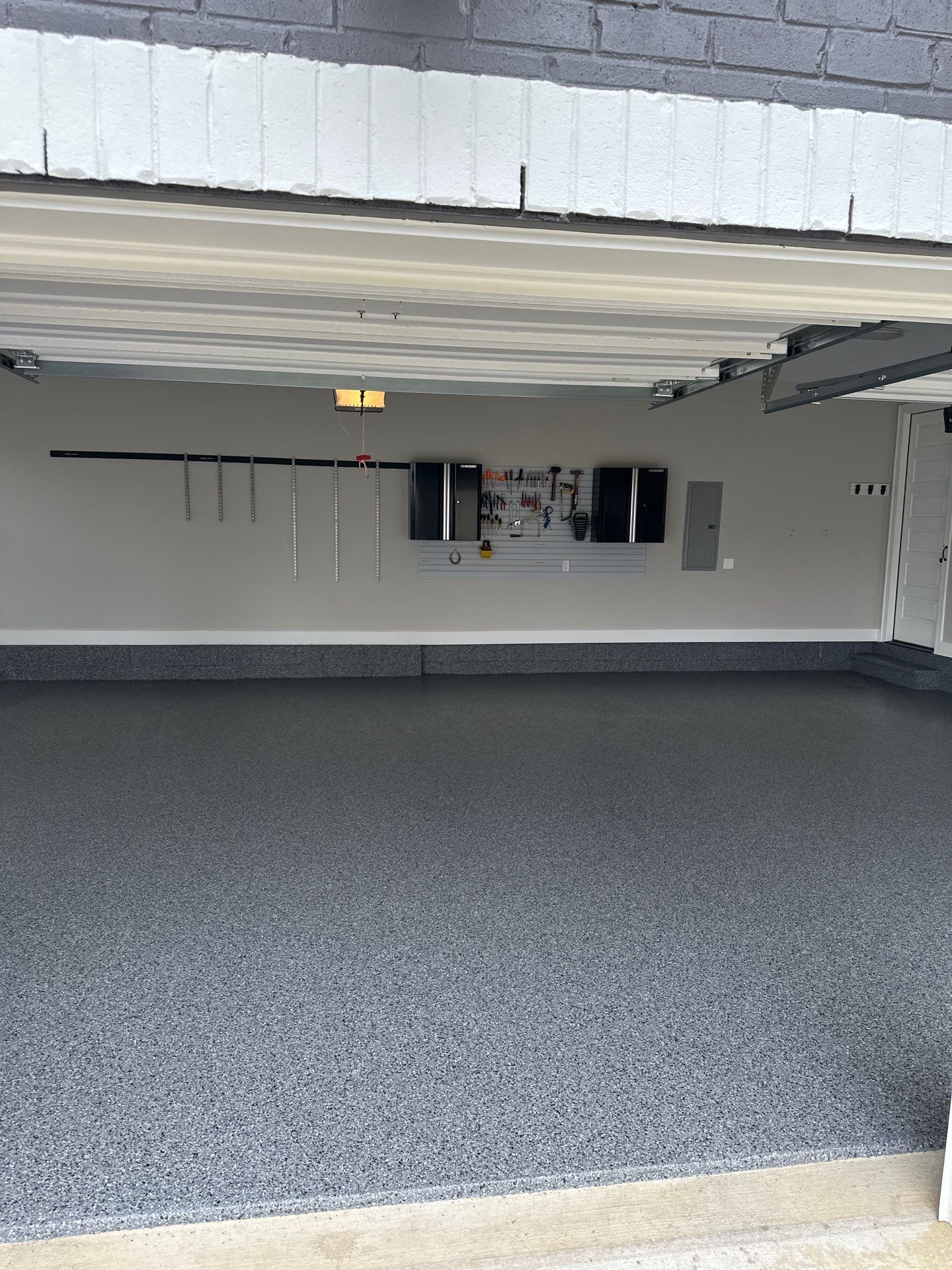 Garage Floor Coating using Nightfall by My Garage Floor Guys