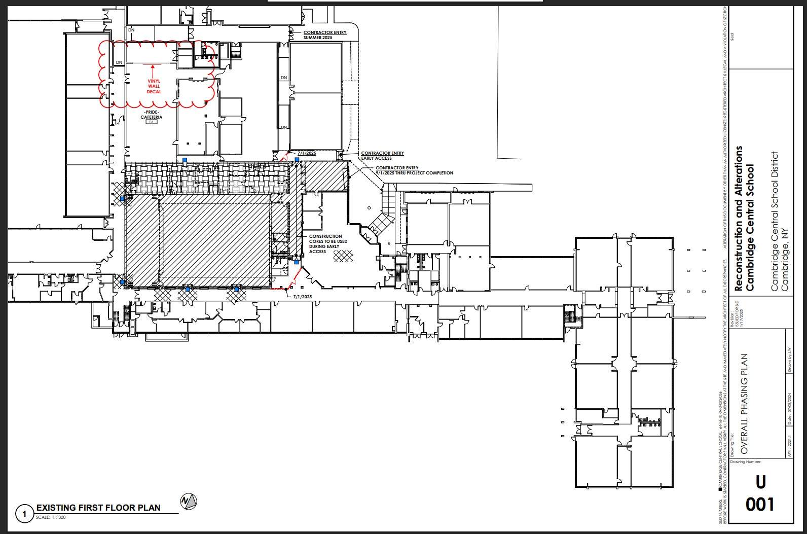 Cambridge School Custom Wall Vinyl Installation by FASTSIGNS of Saratoga Springs 