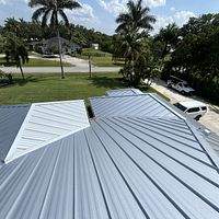 24ga 1.5" Mechanical Seam Mill Finish by Total Roofing System The Metal Roof Experts