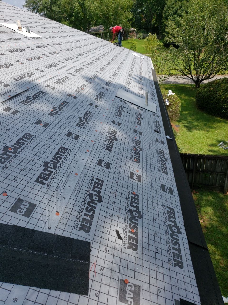 Residential Roofing Installation using Roof Replacement by American Roofing & Construction LLC
