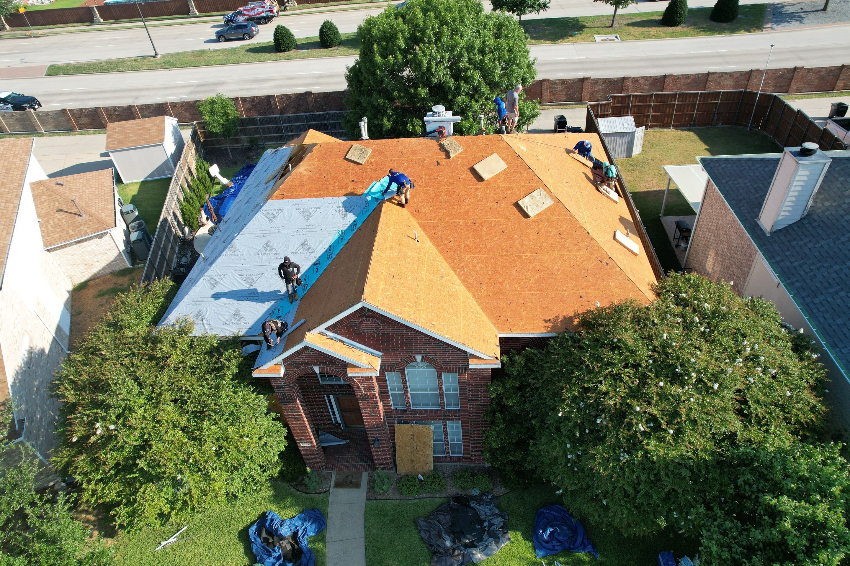 Project in Allen by Zeus Exteriors