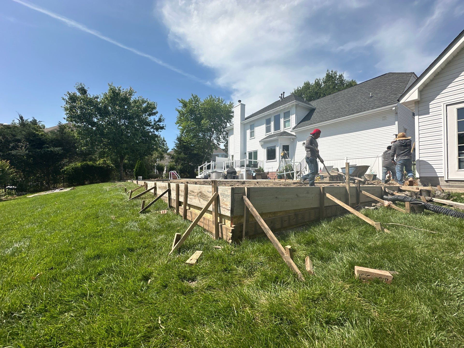 Project in Virginia Beach by Sam The Concrete Man Virginia Beach