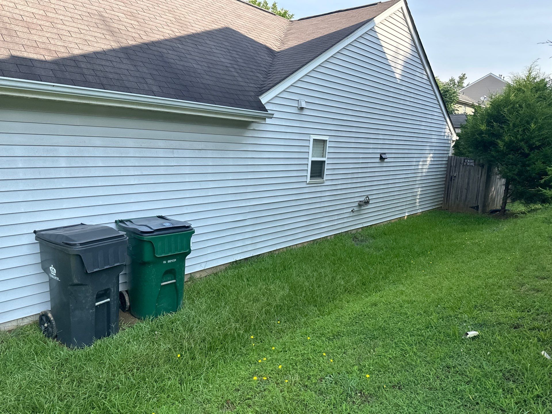 Roof and gutter replacement by wind damage by Just Brilliant Restoration JBR
