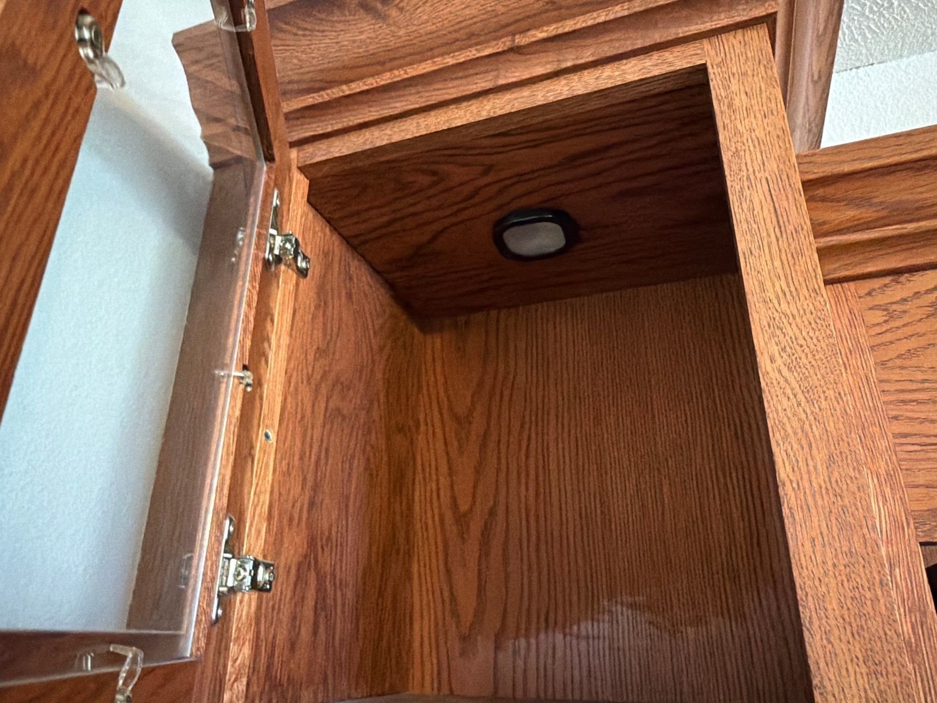Custom Built-in Cabinetry and Office Desk Painting in Sioux Falls by Select Painting, Coatings & Garage Cabinets