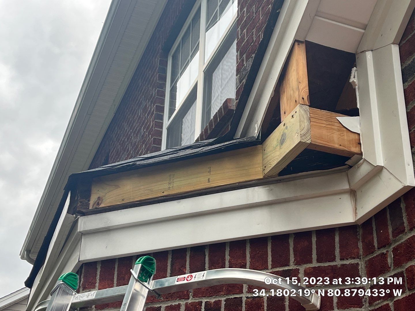 Soffit Water Damage by Thompson Industrial