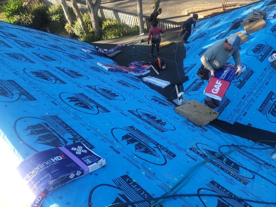 Residential Roofing Installation using Roof Replacement by American Roofing & Construction LLC