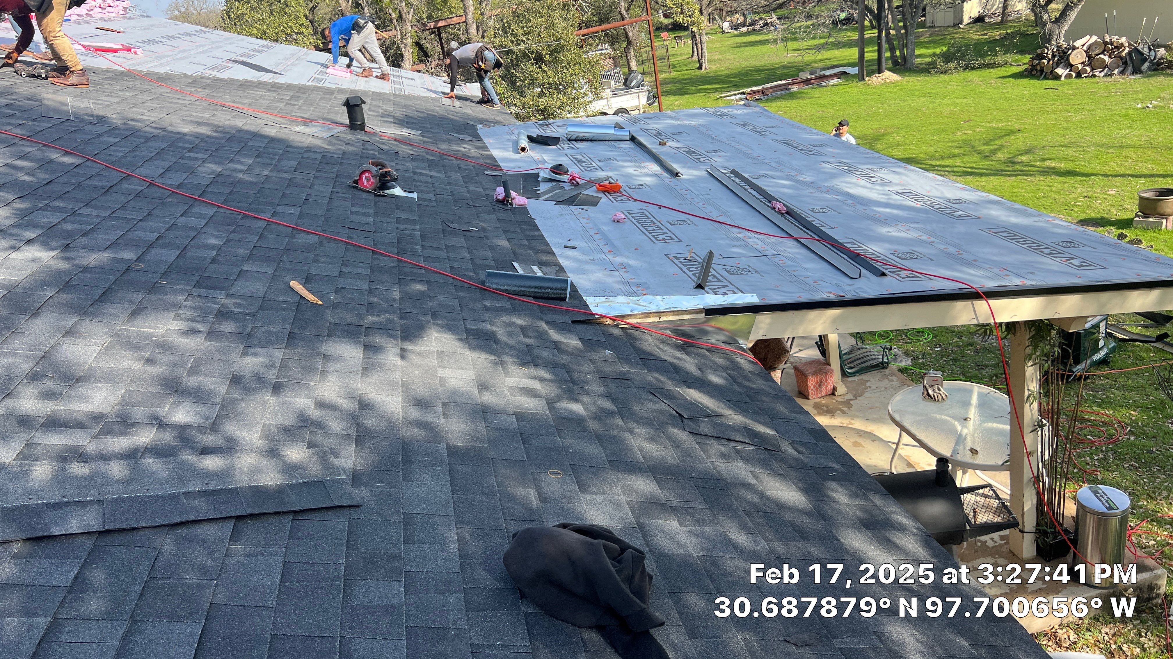 Residential Roof Replacement and Exterior Woodwork Restoration in Georgetown by Caliber Restoration LLC