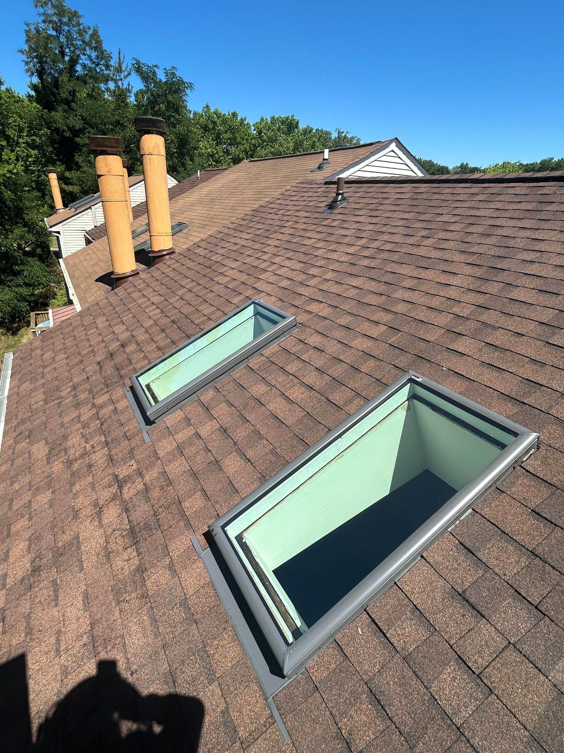 Montclair: Roof Installation with CertainTeed Landmark Designer Shingles in Burnt Sienna by RM Banning, Inc.