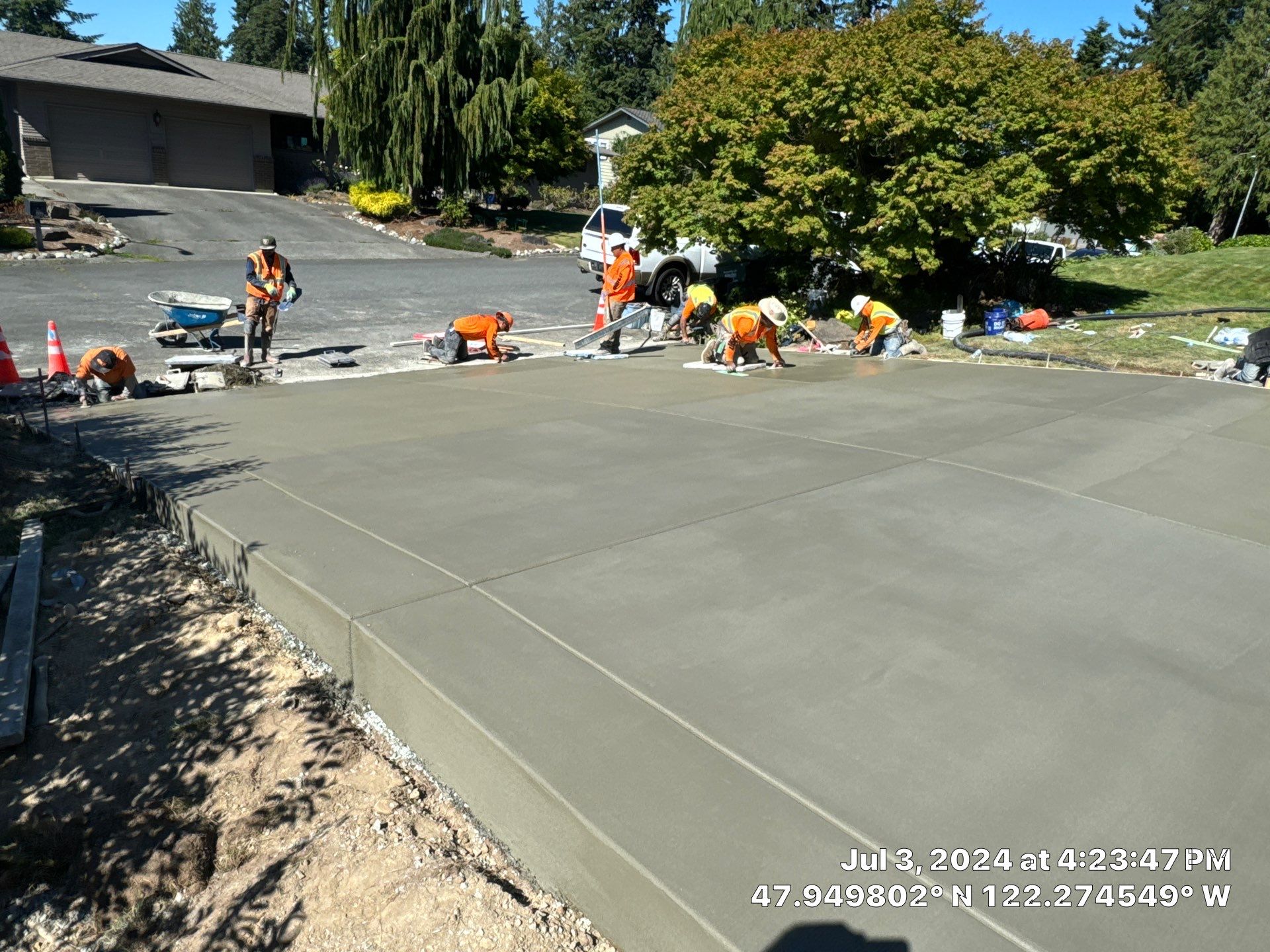 Jacob | Concrete Driveway  by Jireh Asphalt & Concrete Inc 