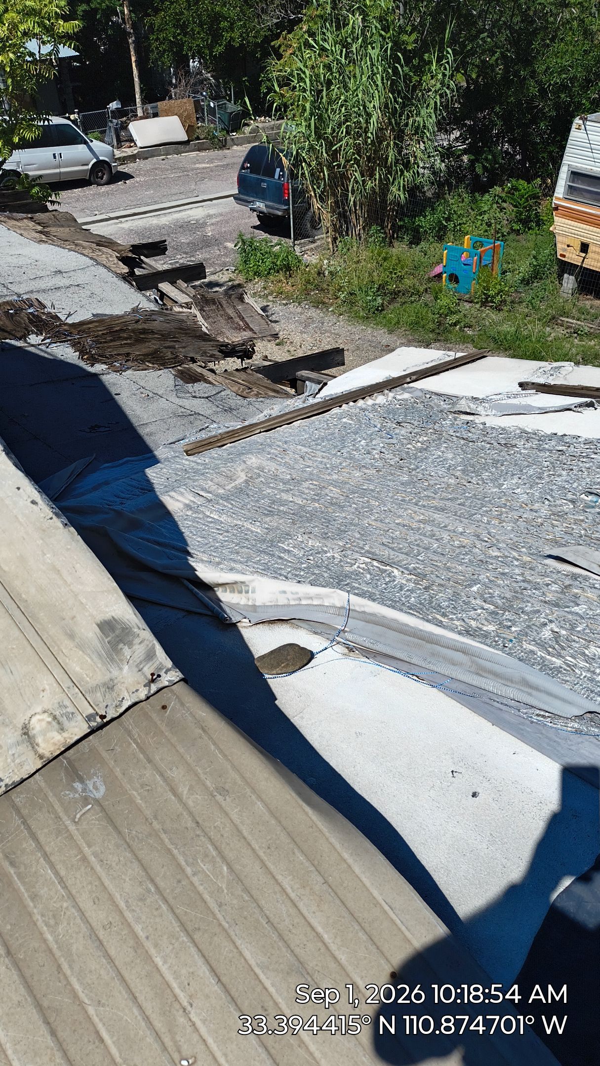 Comprehensive Roof Replacement and Structural Wood Repairs in Miami, Arizona by APM Builders LLC