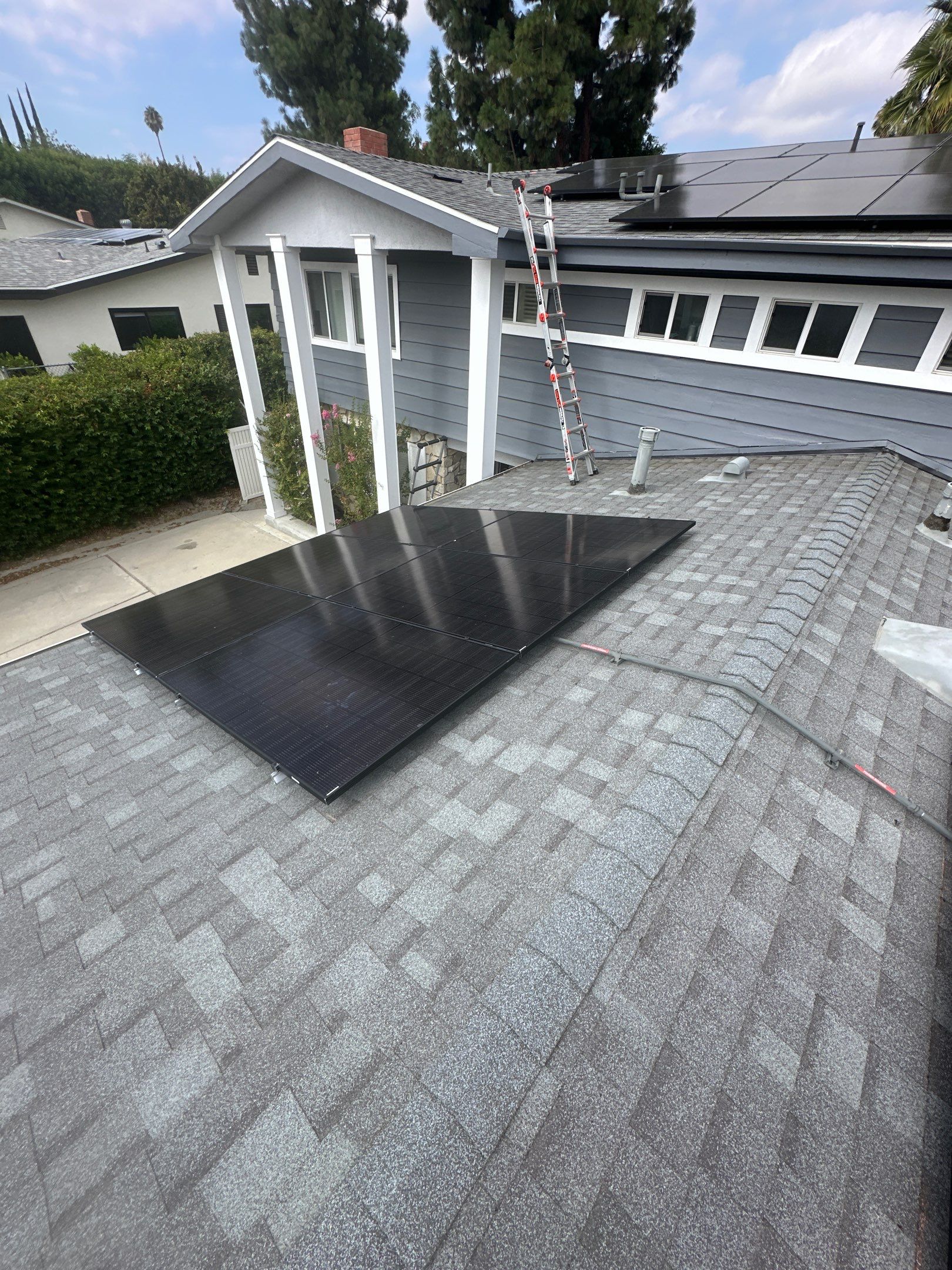 Residential Solar Energy System Installation with CertainTeed 440W Panels in Los Angeles by AWS Solar