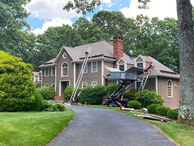 Residential Roofing Installation using Owens Corning Duration Driftwood