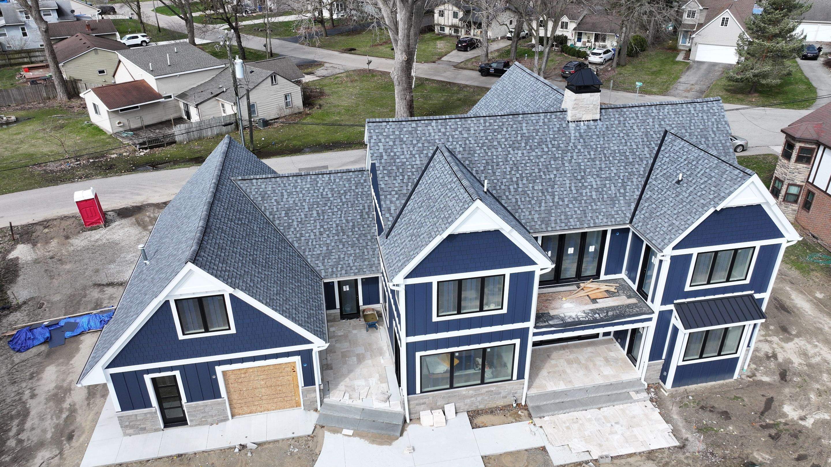 New Construction James Hardie Siding Installation by Bloomfield Construction & Restoration