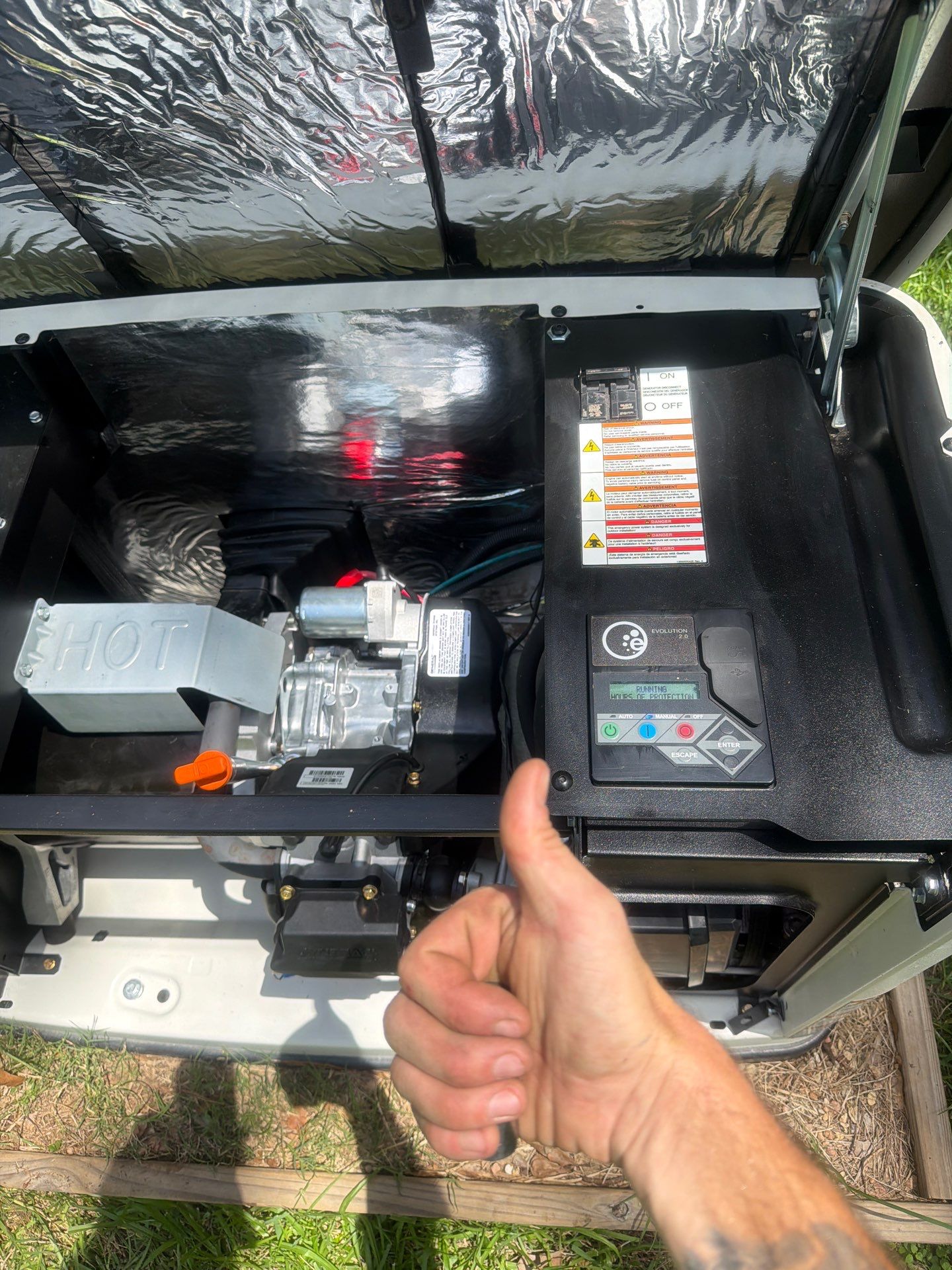Generac Warranty Repair - Full Engine Replacement on 10kW Air-Cooled Generator in New Caney, TX by GenTex Elite Services