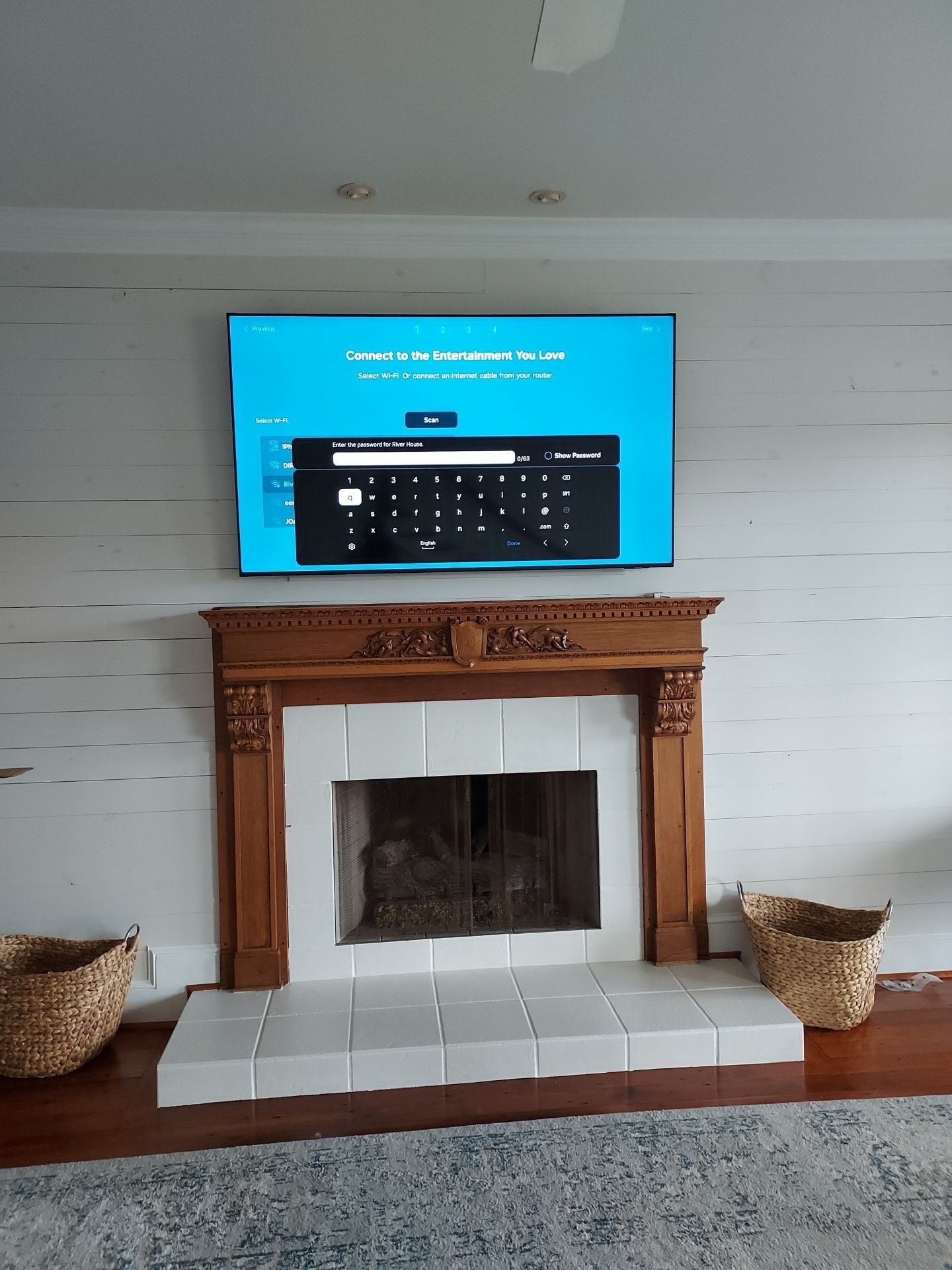 Fireplace TV Mounting Projects by Hangman Mounting & Installation 