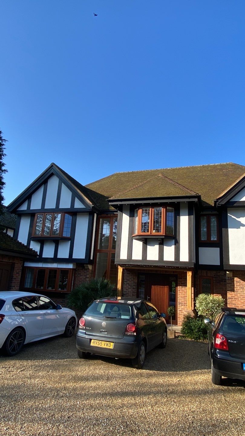 Roof Clean - Moss Removal using Honda 15lpm Low Pressure Washing Machine by Ges Exterior Cleaning ltd
