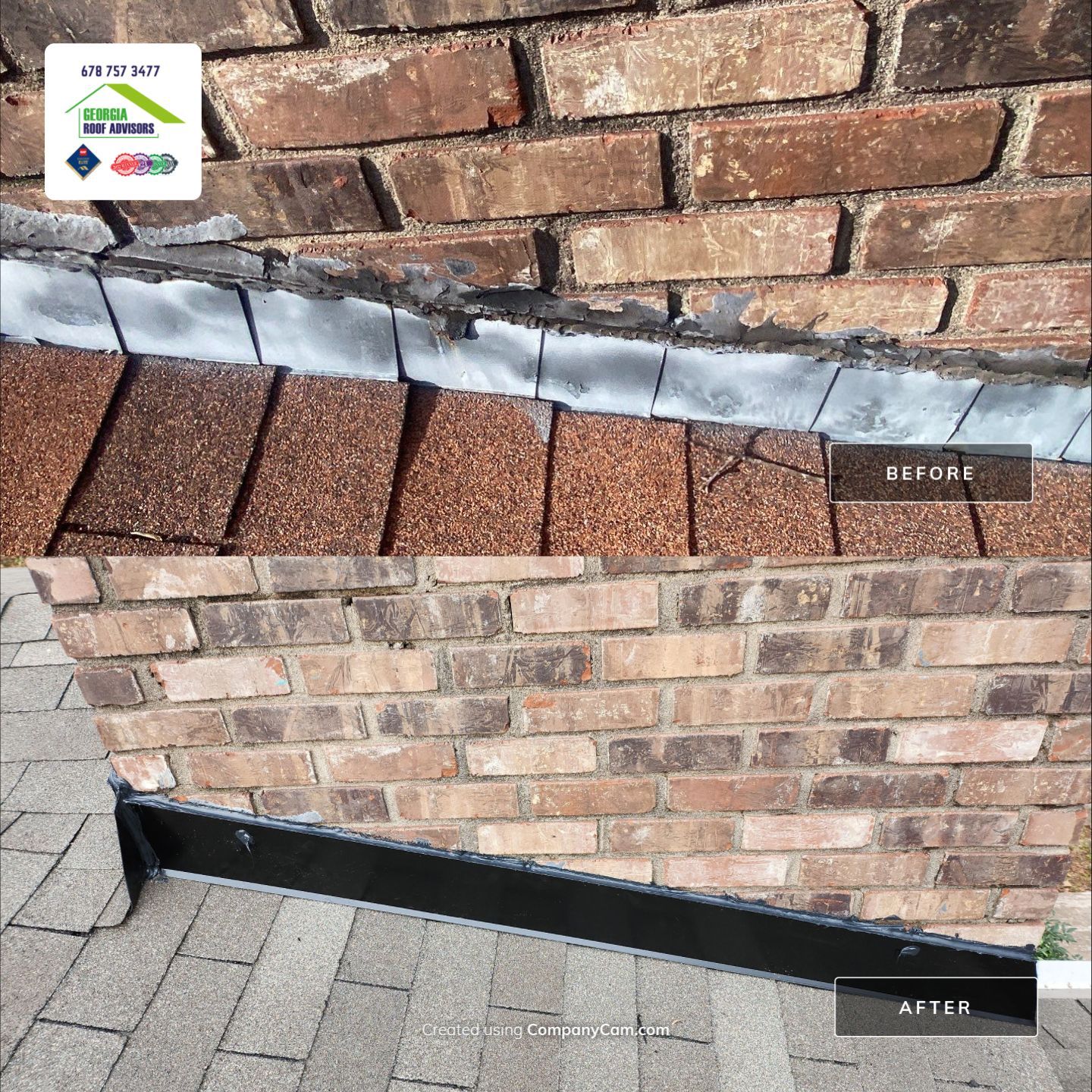 Flashing Replacement by Georgia Roof Advisors