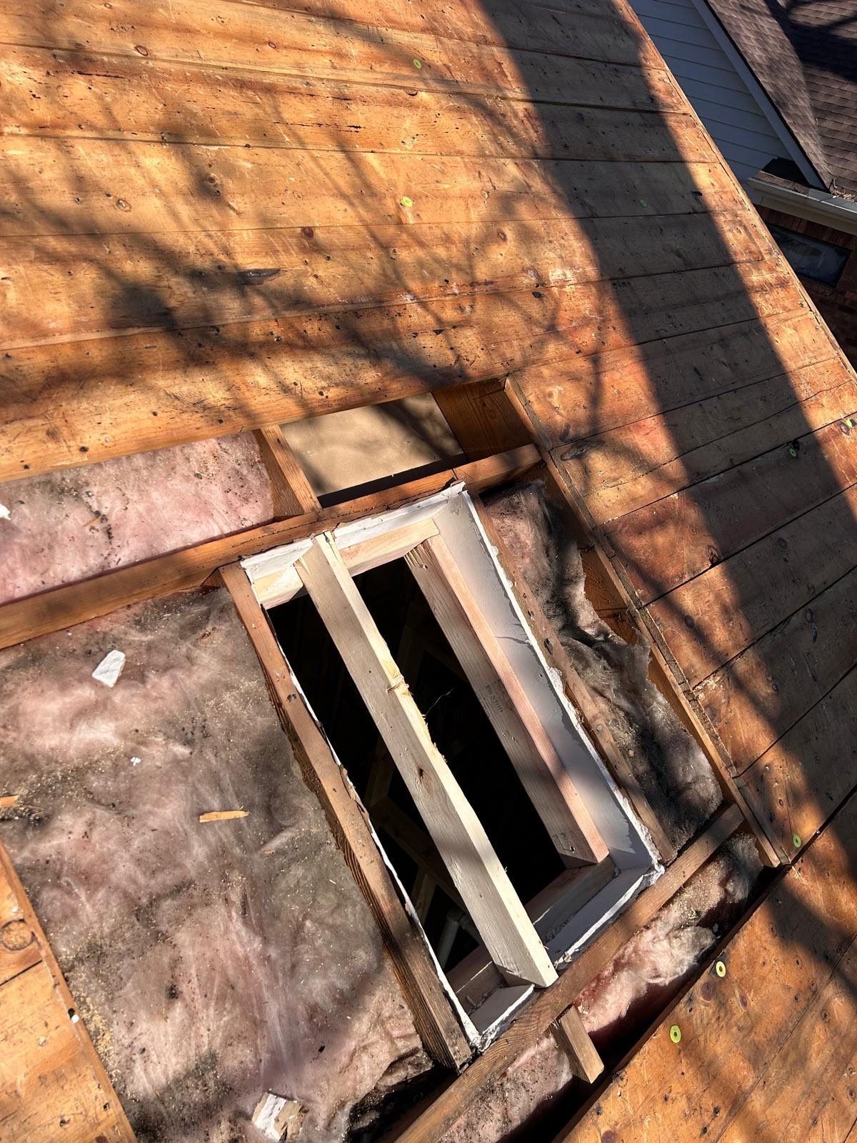 Asphalt Shingle Roof Replacement and Decking Repair in Bartlett by Revival Roofing Services