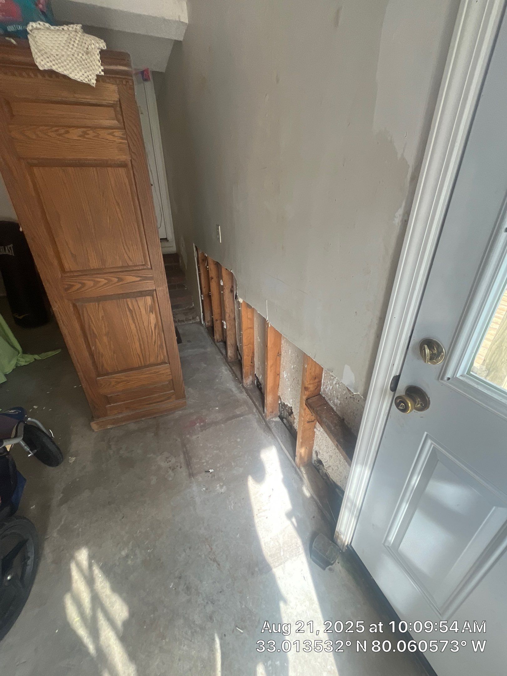 Crawlspace remediation & encapsulation with ductwork replacement by EAS Environmental, LLC.