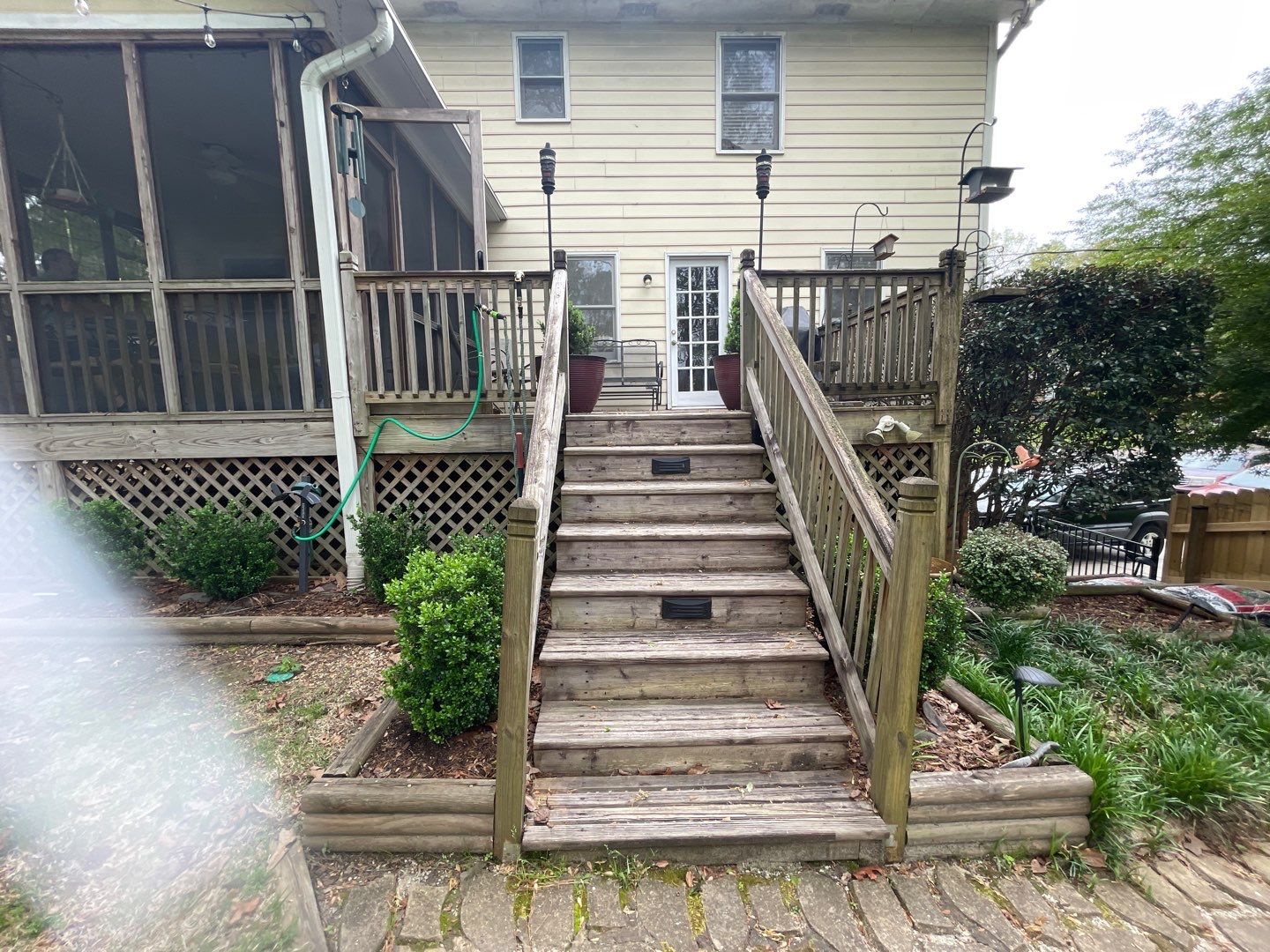 Oak Leaf Circle - Deck Installation  by Pillar and Pine