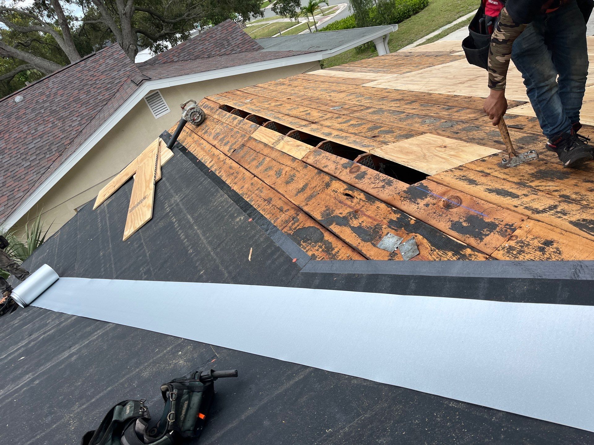 Project in St. Petersburg 33703 by Mitchell Roofing Company LLC