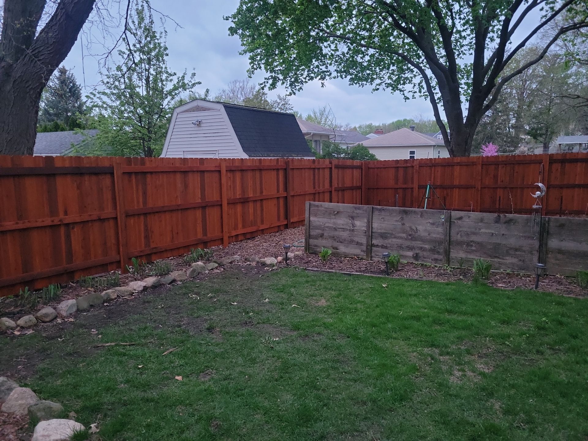 Project in Cedar Falls by Perfect Picket Fence and Stain