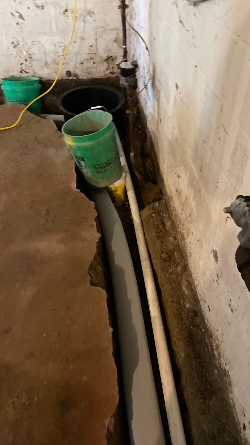 Interior Drain Tile & Sump Pump System in North Minneapolis by Waterproofing Northeast