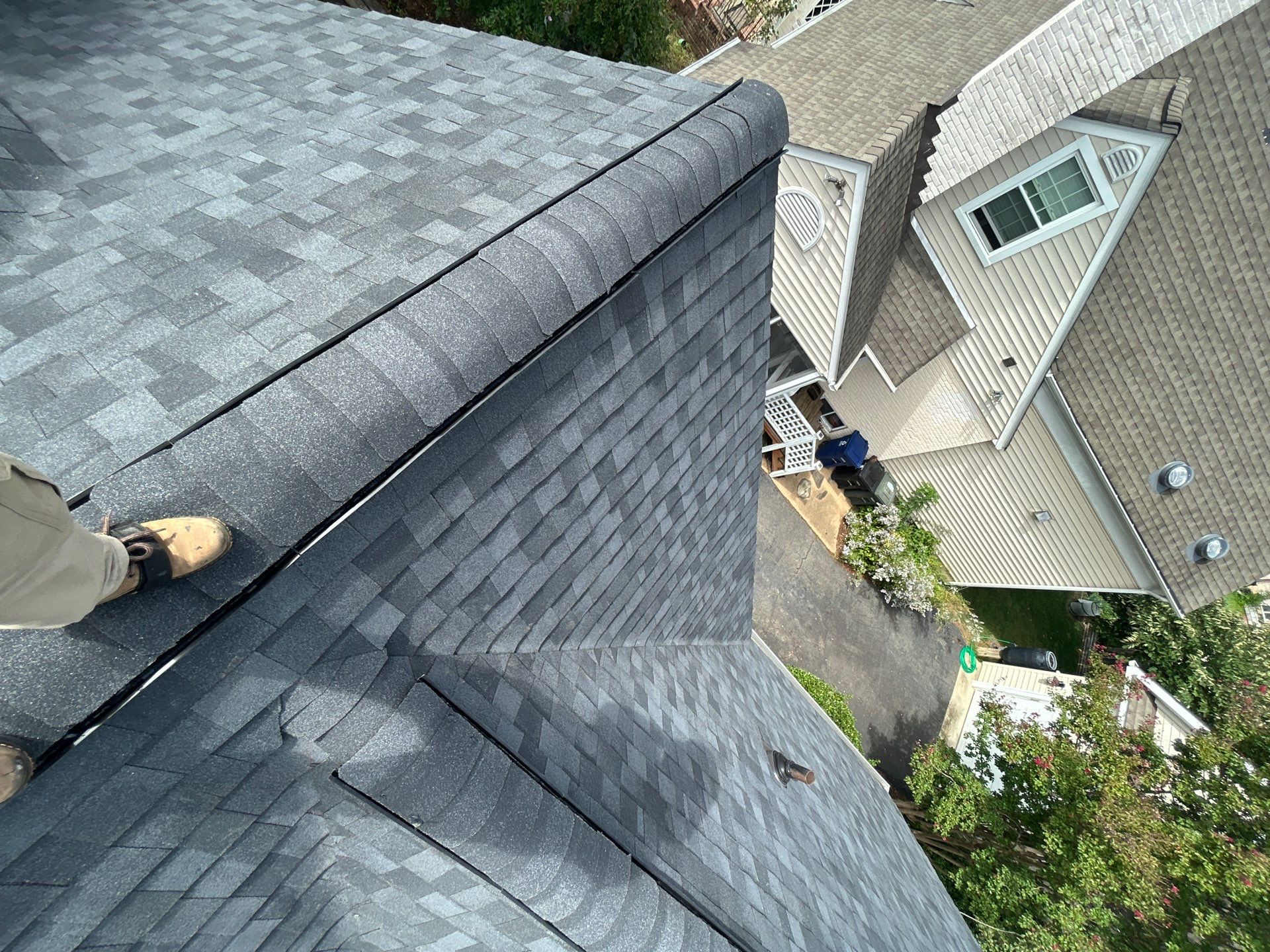 Arlington: Roof Replacement with CertainTeed Landmark Pro Designer Shingles in Max Def Moire Black by RM Banning, Inc.