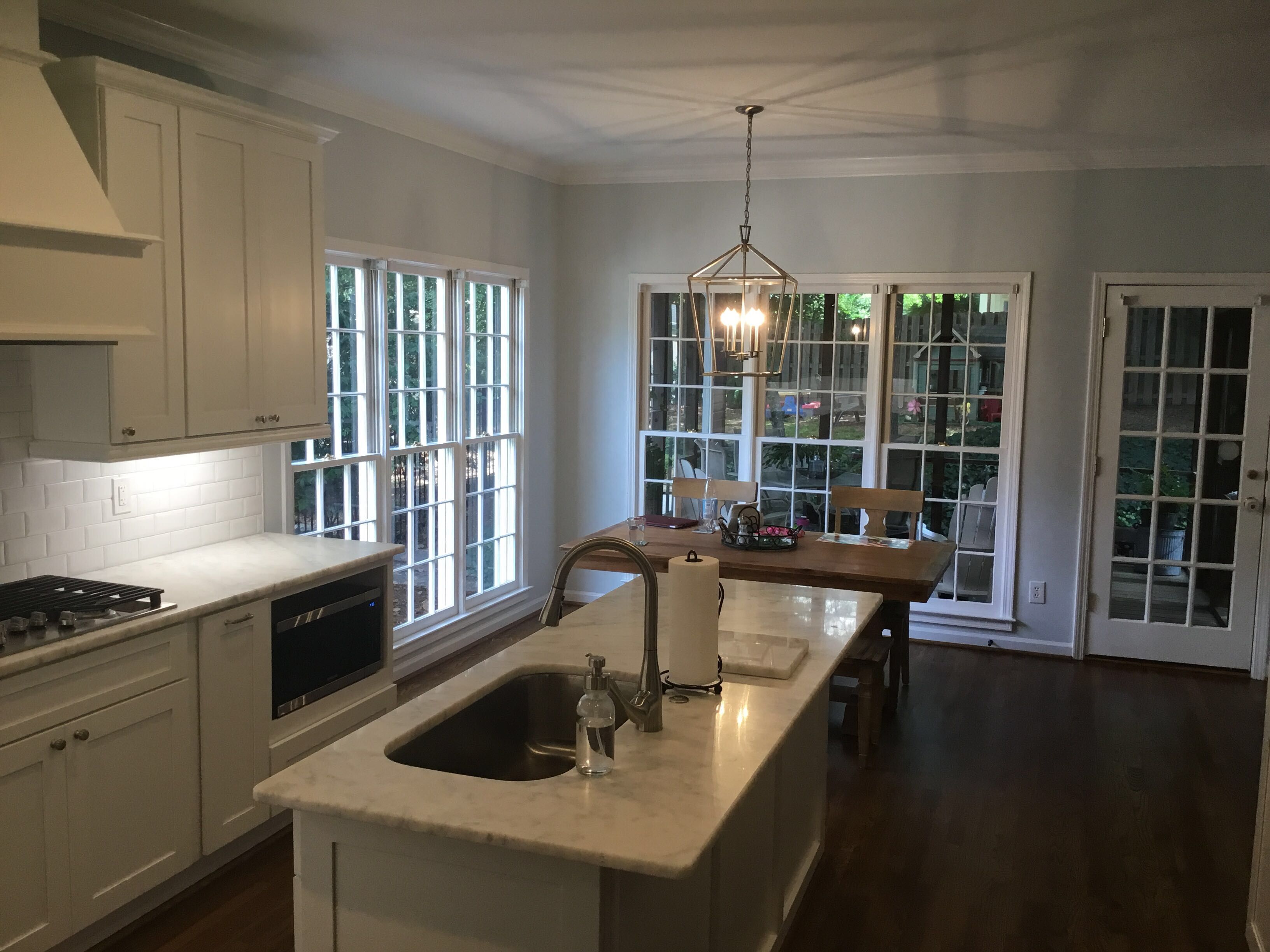 Smyrna Kitchen Renovation Featuring Custom Cabinetry and Oak Flooring by Swift Home Renovations