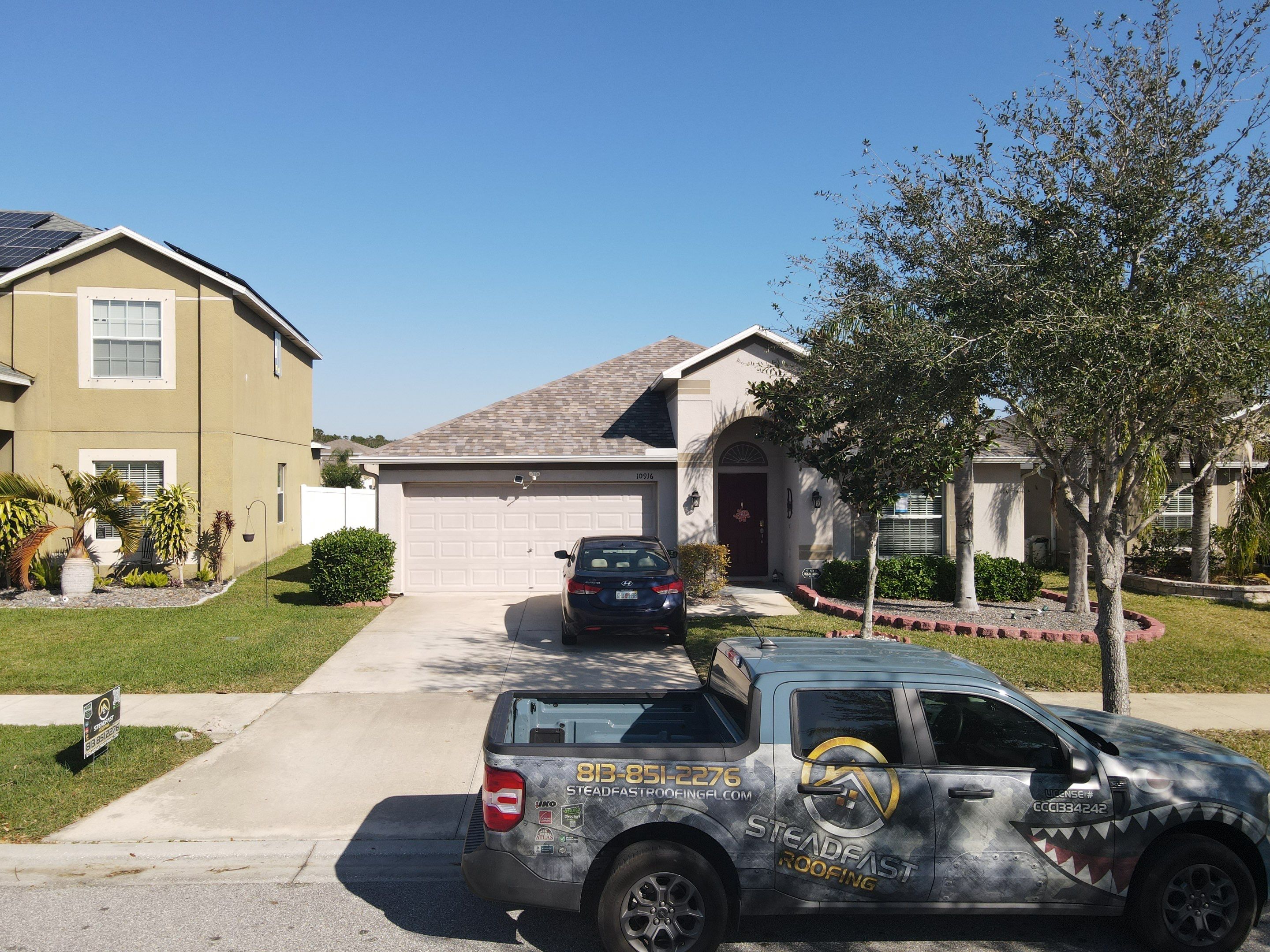 Roof Replacement in Wimauma, FL. by Steadfast Roofing