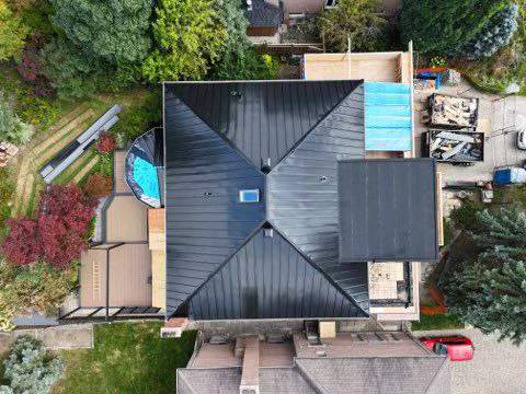 Standing Seam Metal Roof - Custom Coping and Flashing  by Jay Carter Roofing & Sheet Metal